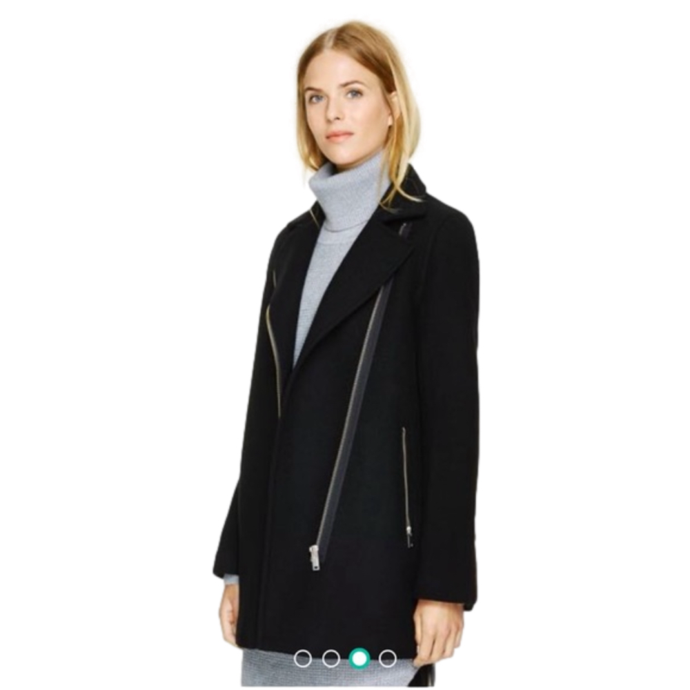 Aritzia Wilfred Free Fei Grey Wool Coat
